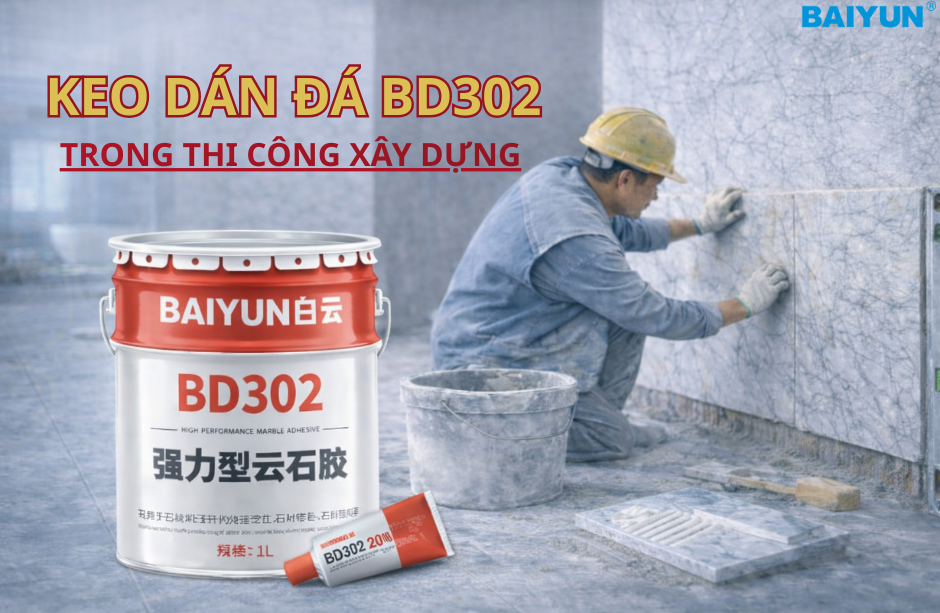 Keo dán đá BD302 trong thi công xây dựng – Liên kết bền chắc, thi công hiệu quả