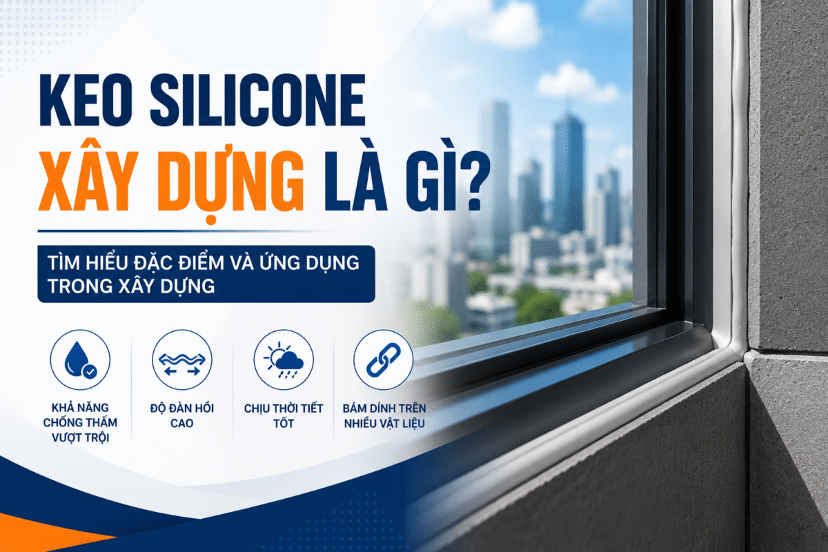 Keo Silicone Là Gì? Vai Trò Quan Trọng Trong Các Công Trình Xây Dựng Hiện Đại